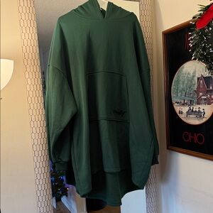 The Comfy Green Oversized Hoodie